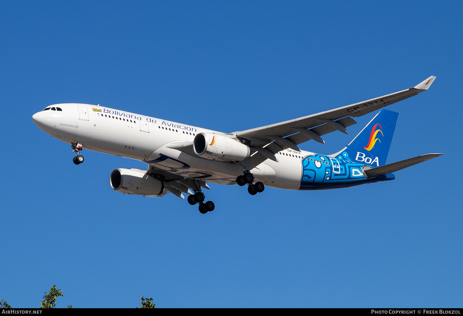 Aircraft Photo of CP-3214 | Airbus A330-243 | Boliviana de Aviación - BoA | AirHistory.net #649169