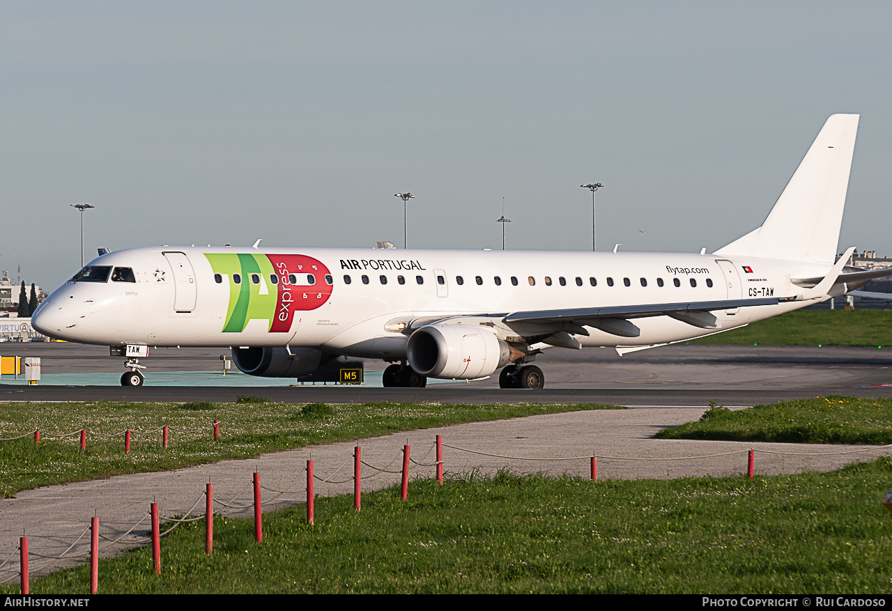 Aircraft Photo of CS-TAW | Embraer 195LR (ERJ-190-200LR) | TAP Air Portugal Express | AirHistory.net #649175