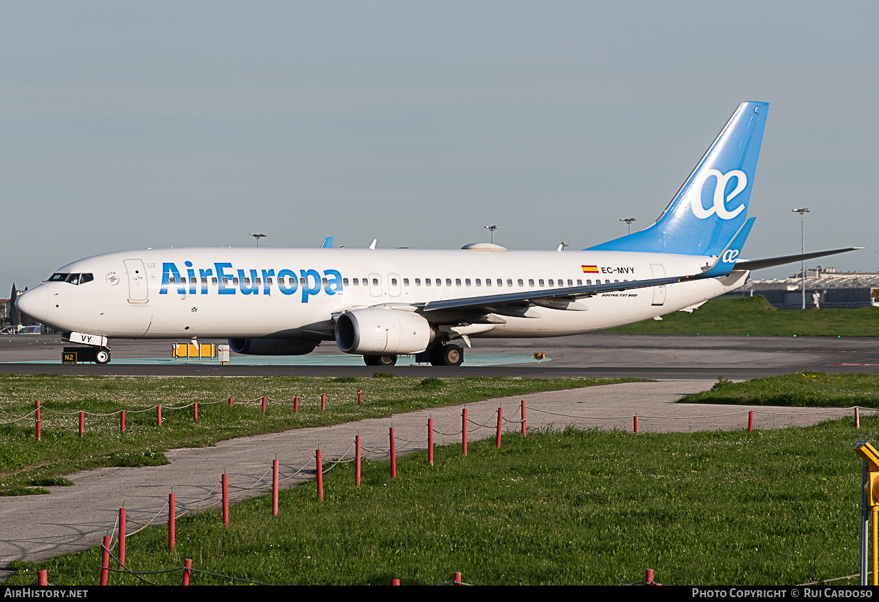 Aircraft Photo of EC-MVY | Boeing 737-800 | Air Europa | AirHistory.net #649180
