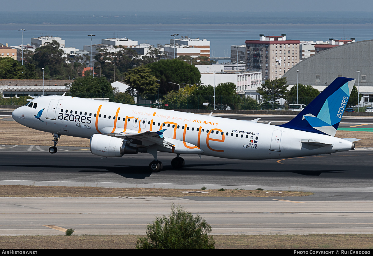 Aircraft Photo of CS-TKK | Airbus A320-214 | Azores Airlines | AirHistory.net #649183