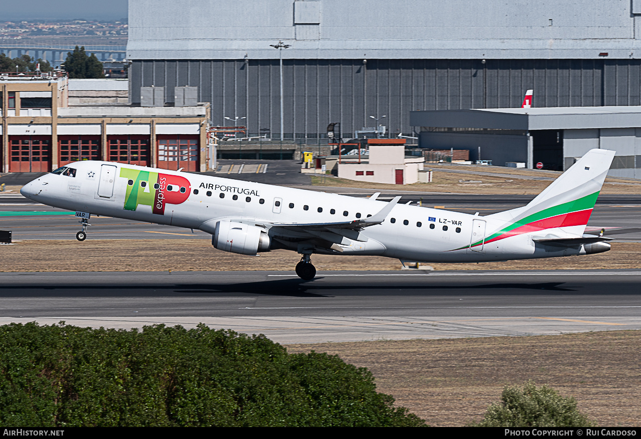 Aircraft Photo of LZ-VAR | Embraer 190STD (ERJ-190-100STD) | TAP Air Portugal Express | AirHistory.net #649191