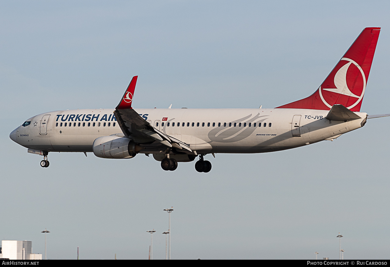 Aircraft Photo of TC-JVB | Boeing 737-8F2 | Turkish Airlines | AirHistory.net #649192