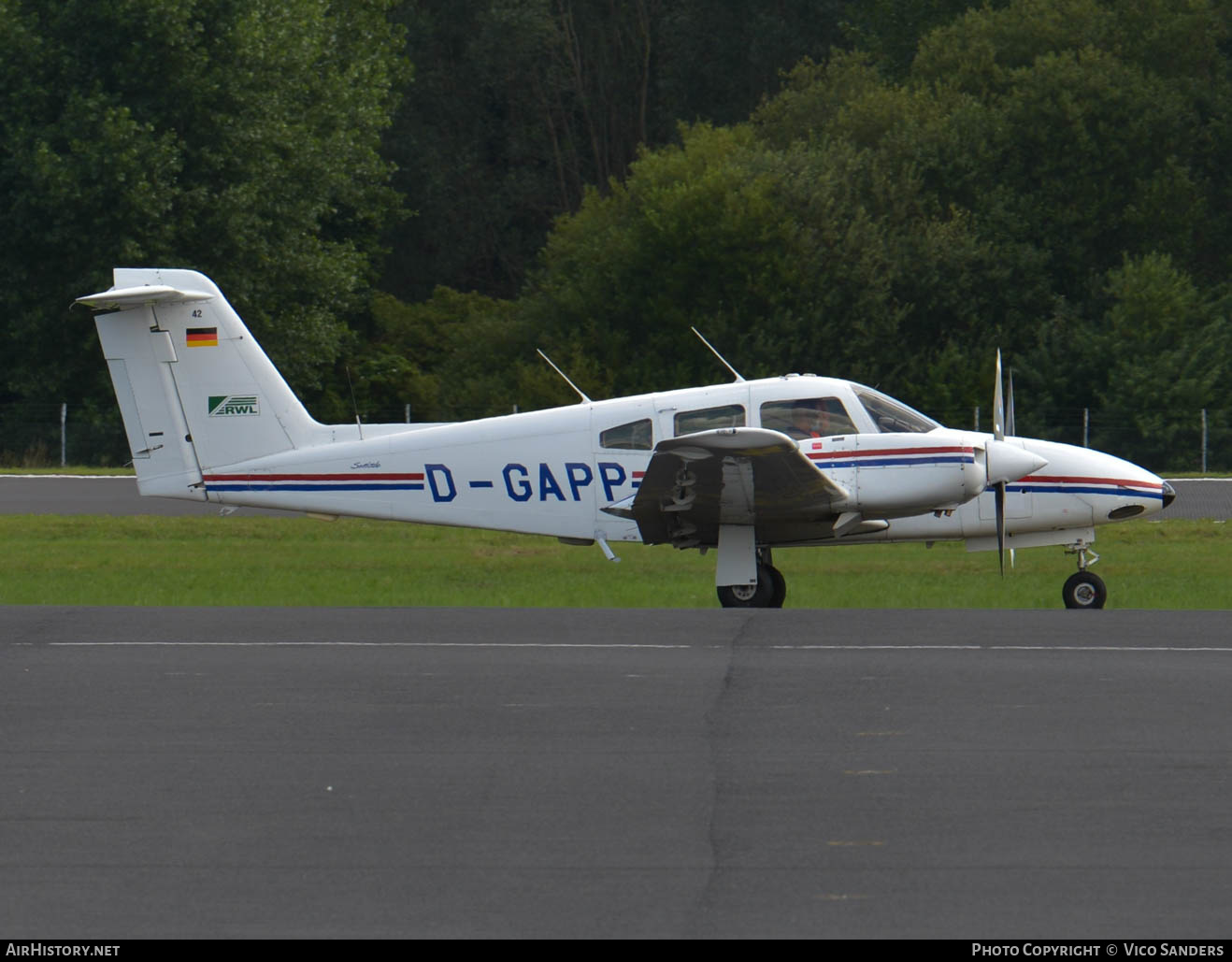 Aircraft Photo of D-GAPP | Piper PA-44-180 Seminole | RWL German Flight Academy | AirHistory.net #649224