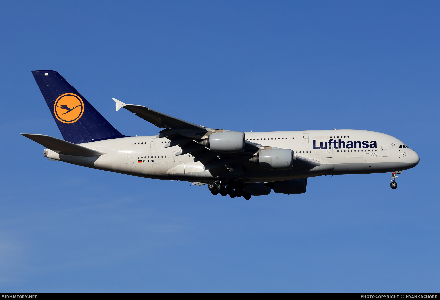 Aircraft Photo of D-AIML | Airbus A380-841 | Lufthansa | AirHistory.net #649258