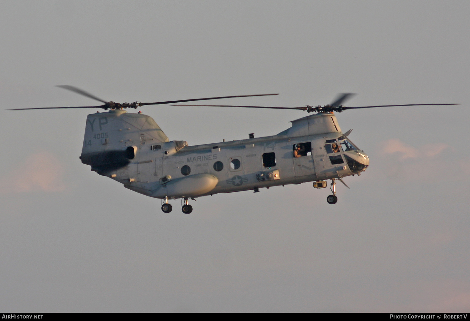 Aircraft Photo of 154005 / 4005 | Boeing Vertol CH-46E Sea Knight | USA - Marines | AirHistory.net #649266