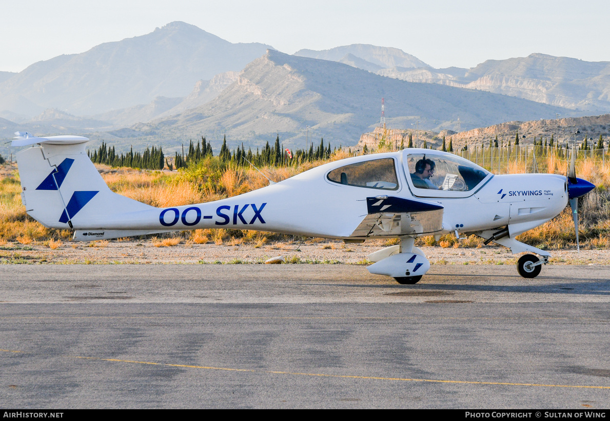 Aircraft Photo of OO-SKX | Diamond DA40D Diamond Star TDI | Skywings Flight Training | AirHistory.net #649273