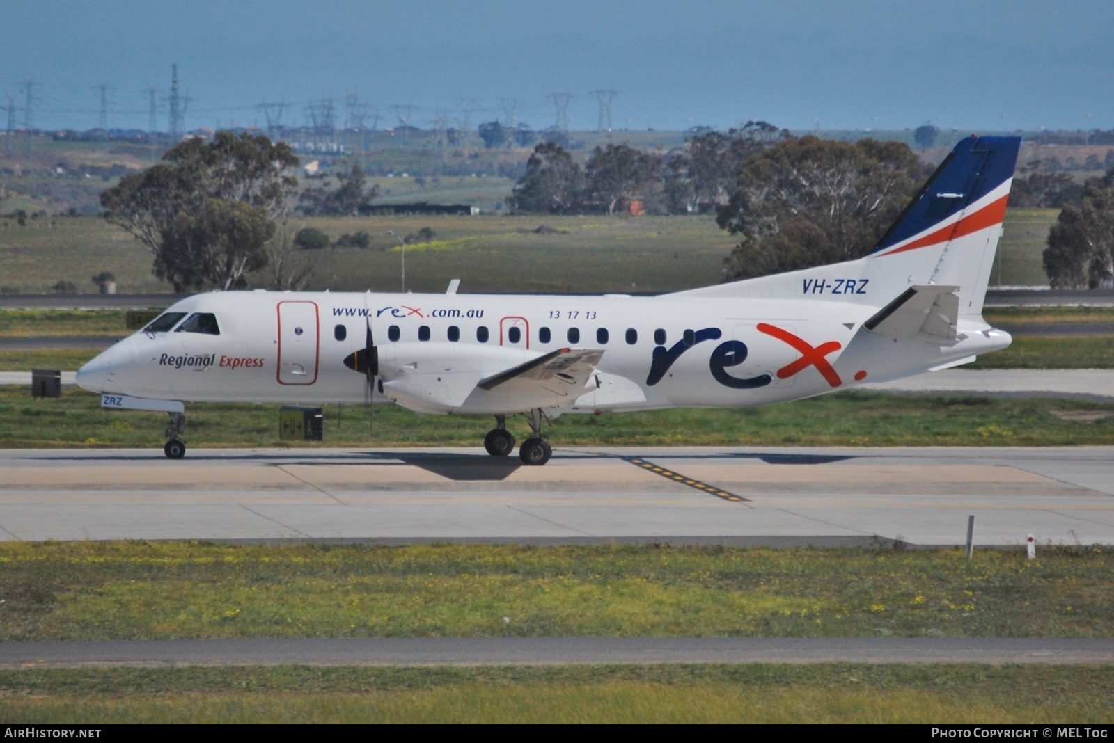 Aircraft Photo of VH-ZRZ | Saab 340B/Plus | REX - Regional Express | AirHistory.net #649278