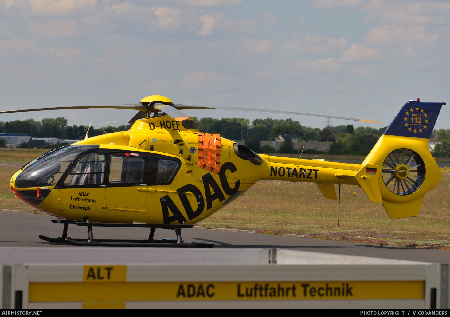 Aircraft Photo of D-HOFF | Eurocopter EC-135P-2 | ADAC Luftrettung | AirHistory.net #649286