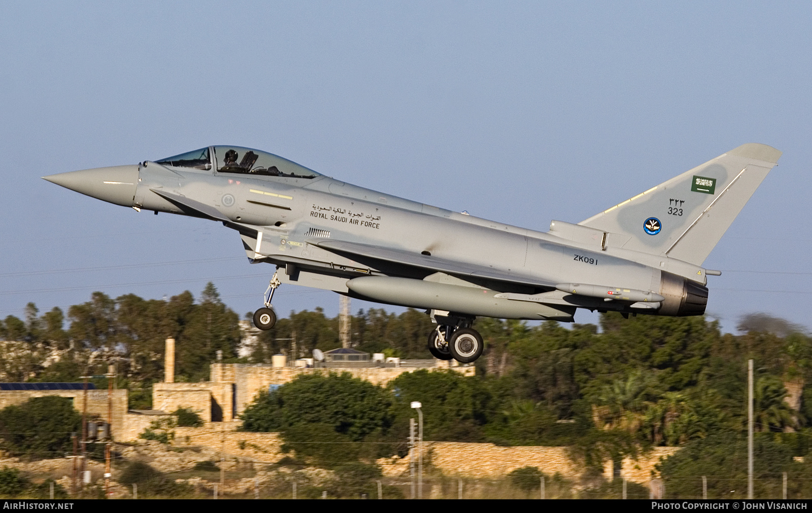 Aircraft Photo of 323 / ZK091 | Eurofighter EF-2000 Typhoon | Saudi Arabia - Air Force | AirHistory.net #649309