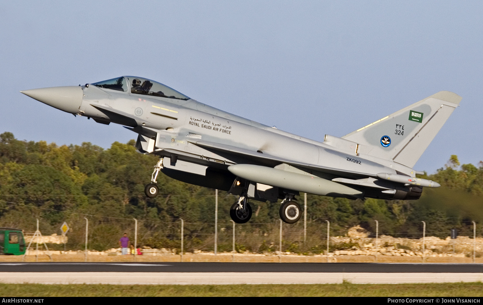 Aircraft Photo of 324 / ZK092 | Eurofighter EF-2000 Typhoon | Saudi Arabia - Air Force | AirHistory.net #649313