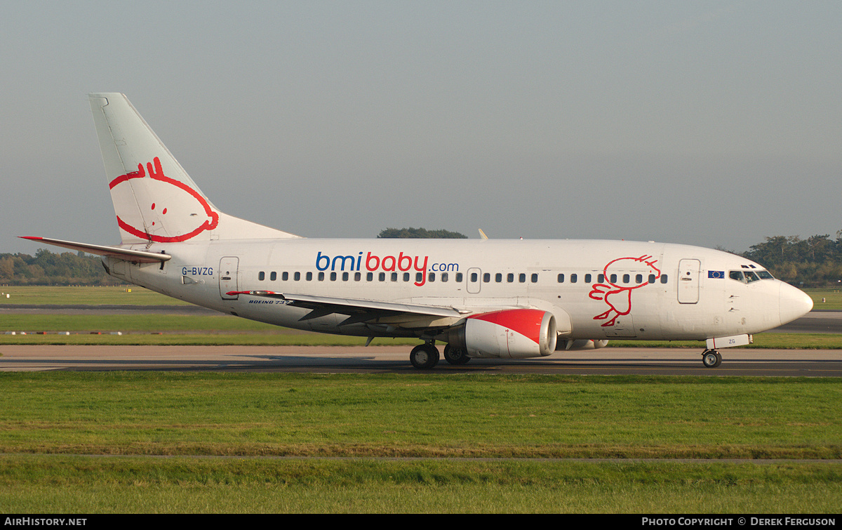 Aircraft Photo of G-BVZG | Boeing 737-5Q8 | Bmibaby | AirHistory.net #649341