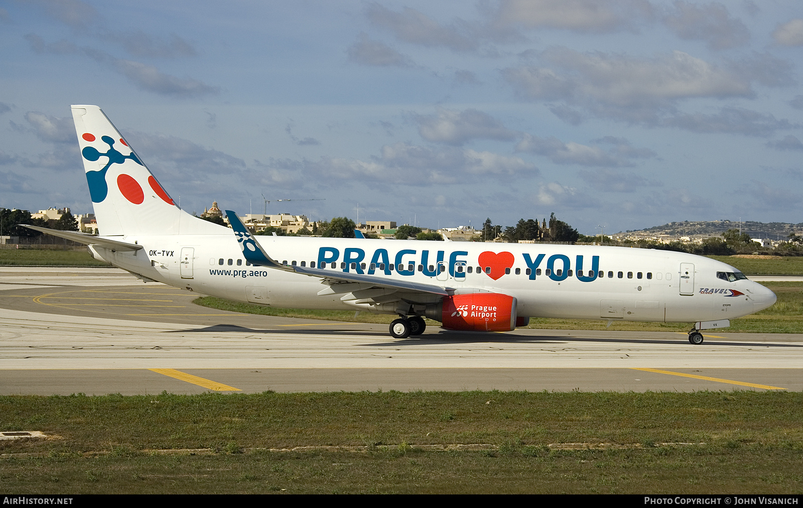 Aircraft Photo of OK-TVX | Boeing 737-8Z9 | Travel Service | AirHistory.net #649343