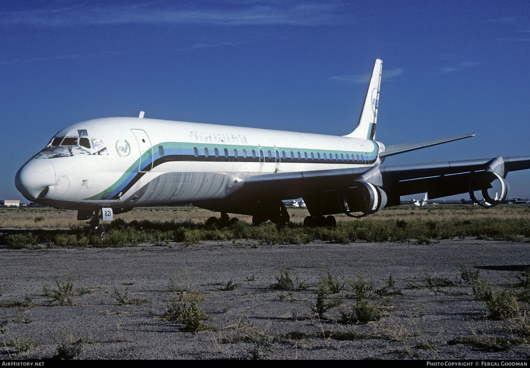 Aircraft Photo of N821E | Douglas DC-8-51 | Mackey International Airlines | AirHistory.net #649365