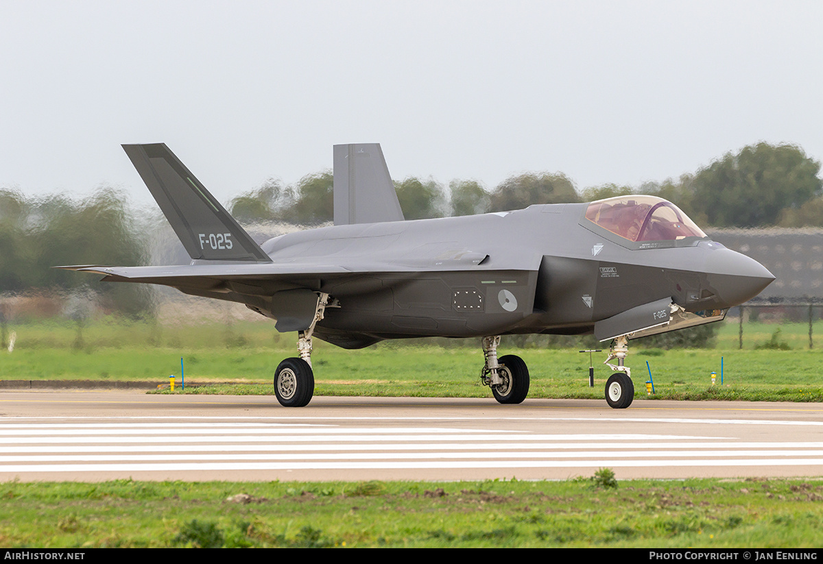 Aircraft Photo of F-025 | Lockheed Martin F-35A Lightning II | Netherlands - Air Force | AirHistory.net #649398