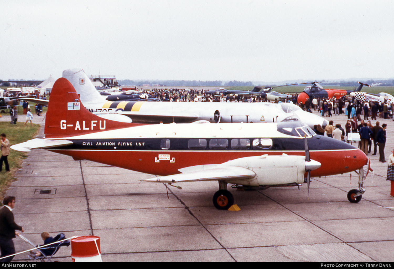 Aircraft Photo of G-ALFU | De Havilland D.H. 104 Dove 6 | Civil Aviation Flying Unit | AirHistory.net #649401