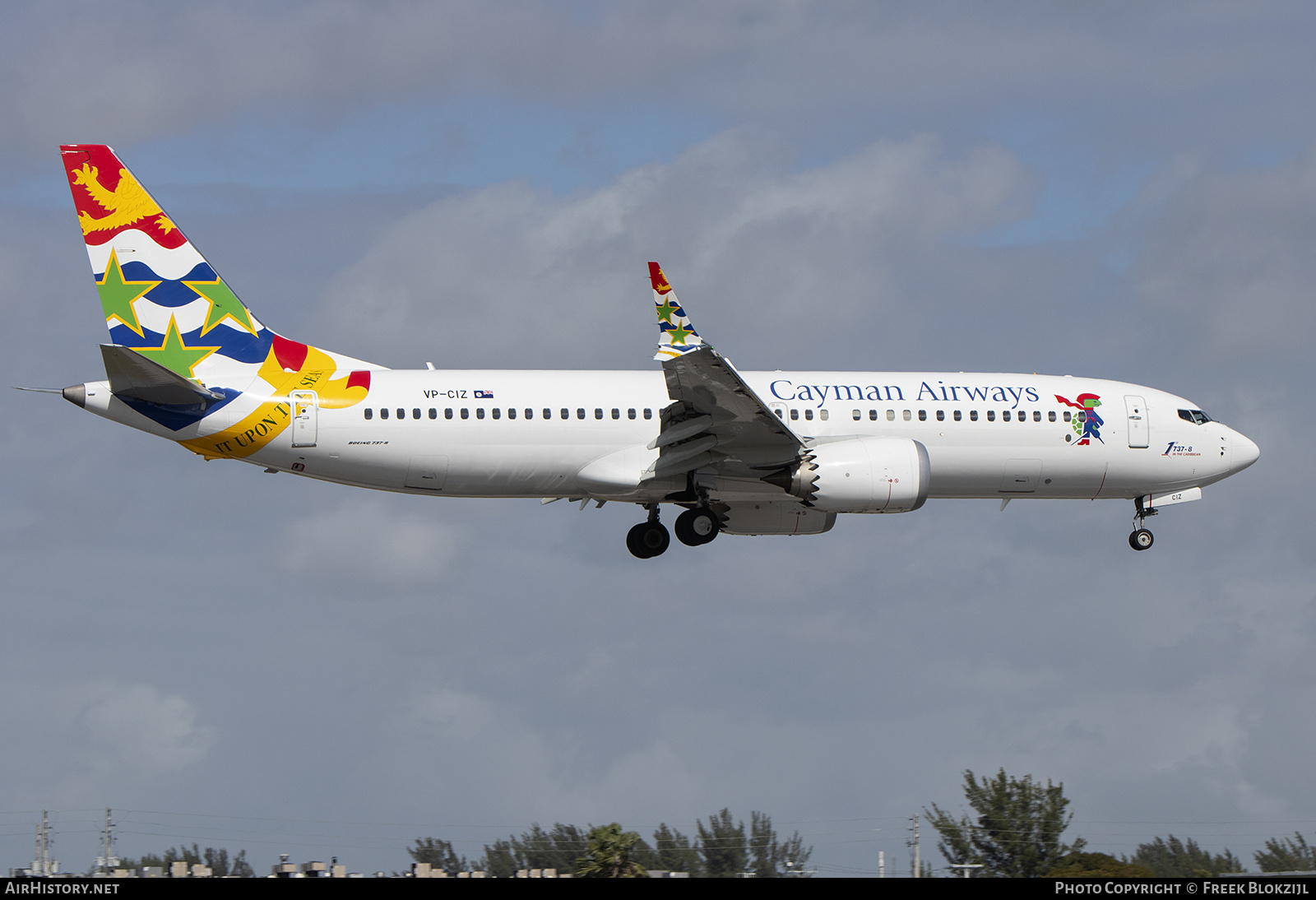 Aircraft Photo of VP-CIZ | Boeing 737-8 Max 8 | Cayman Airways | AirHistory.net #649415