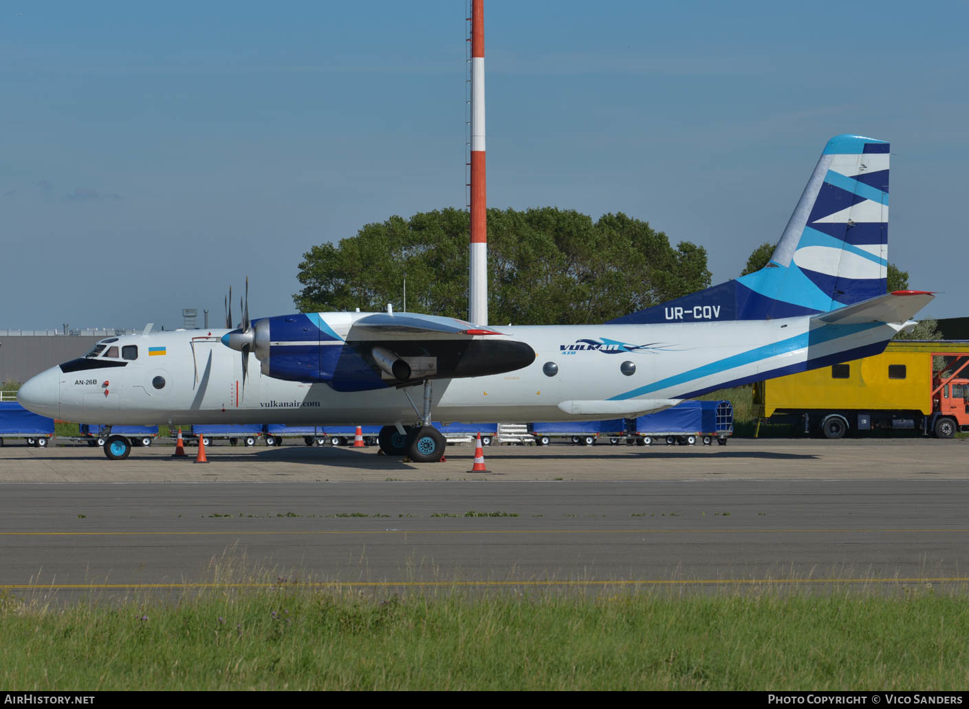 Aircraft Photo of UR-CQV | Antonov An-26B | Vulkan Air | AirHistory.net #649431