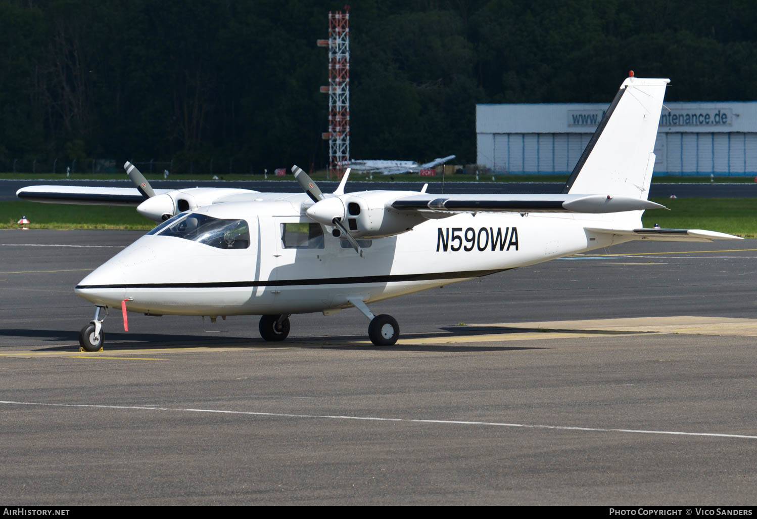Aircraft Photo of N590WA | Partenavia P-68B Victor | AirHistory.net #649437