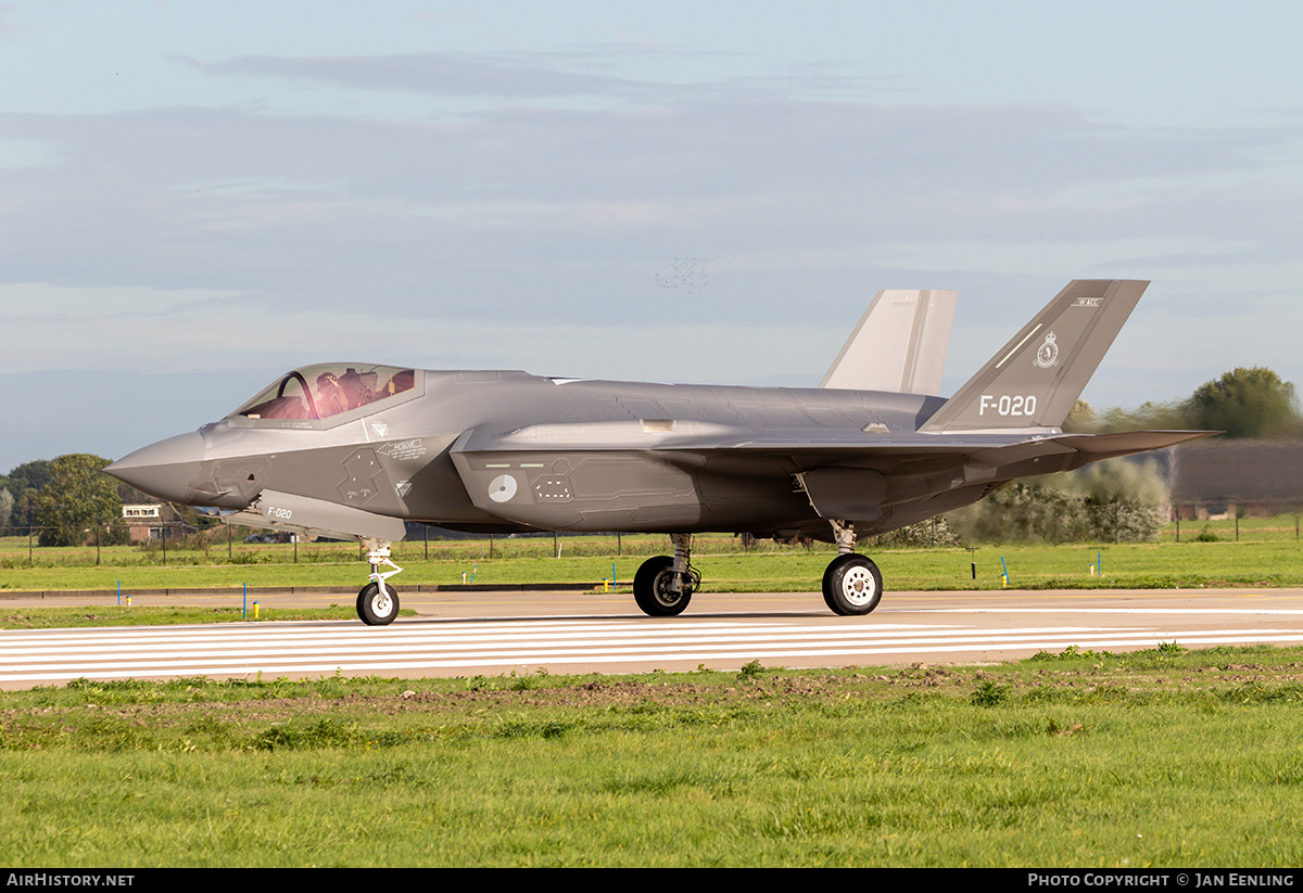 Aircraft Photo of F-020 | Lockheed Martin F-35A Lightning II | Netherlands - Air Force | AirHistory.net #649461