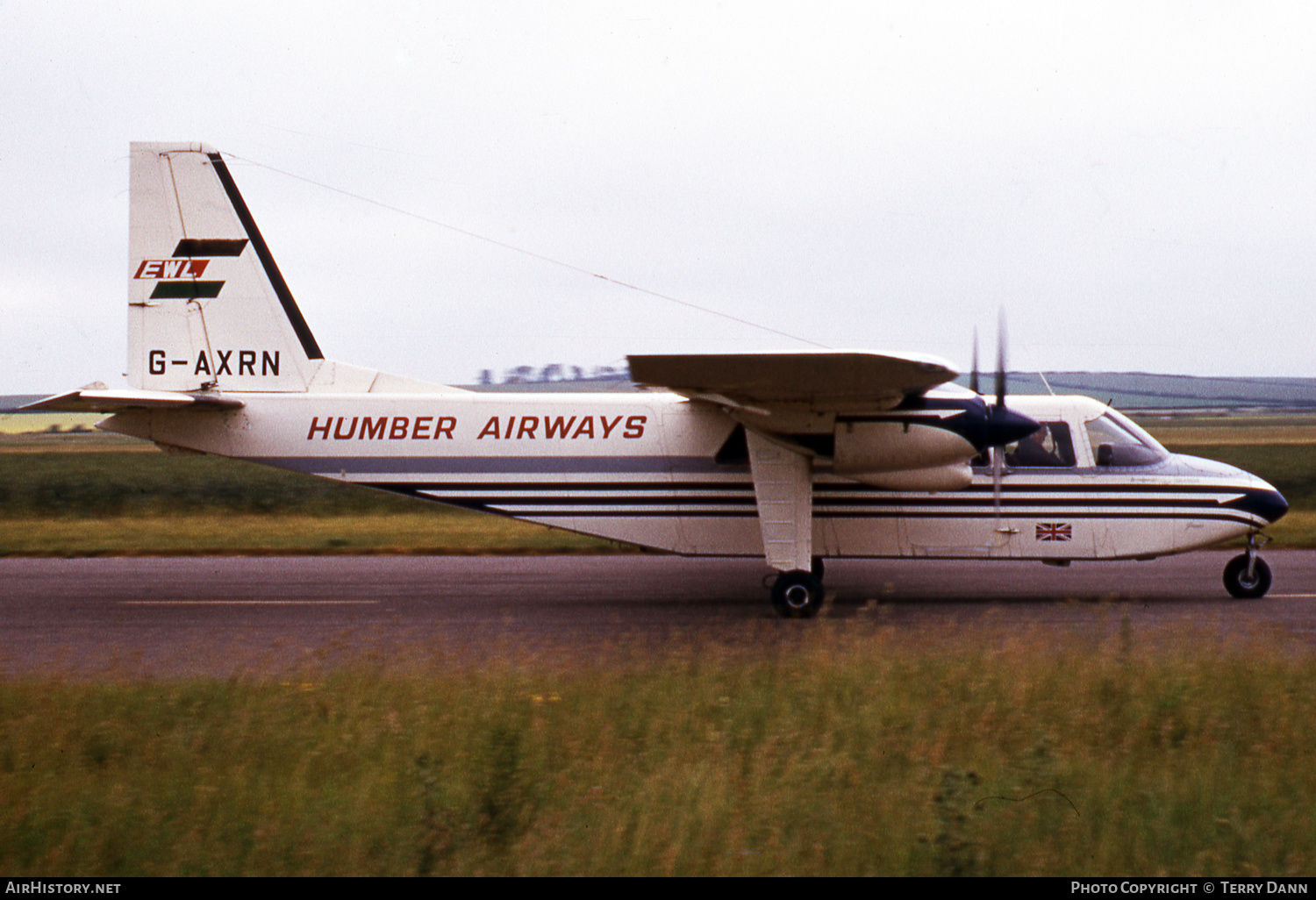 Aircraft Photo of G-AXRN | Britten-Norman BN-2A-6 Islander | Humber Airways | AirHistory.net #649462