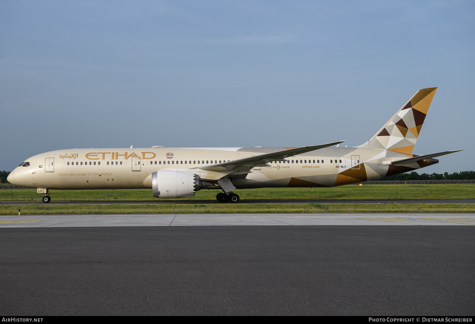 Aircraft Photo of A6-BLX | Boeing 787-9 Dreamliner | Etihad Airways | AirHistory.net #649467