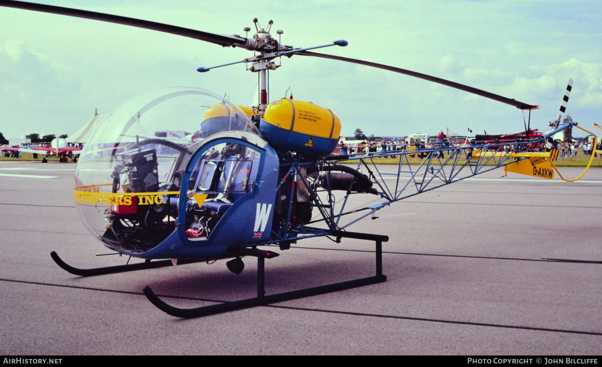 Aircraft Photo of G-AXKW | Westland-Bell 47G-4A | AirHistory.net #649471