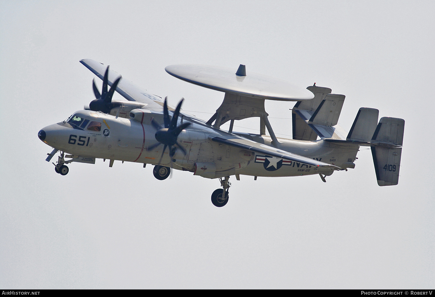 Aircraft Photo of 164109 | Grumman E-2C Hawkeye | USA - Navy | AirHistory.net #649553