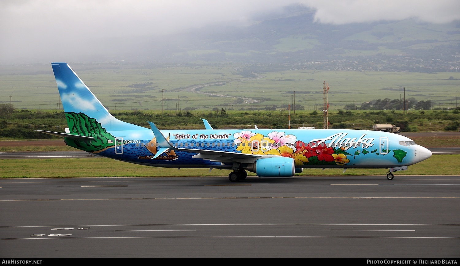 Aircraft Photo of N560AS | Boeing 737-890 | Alaska Airlines | AirHistory.net #649578