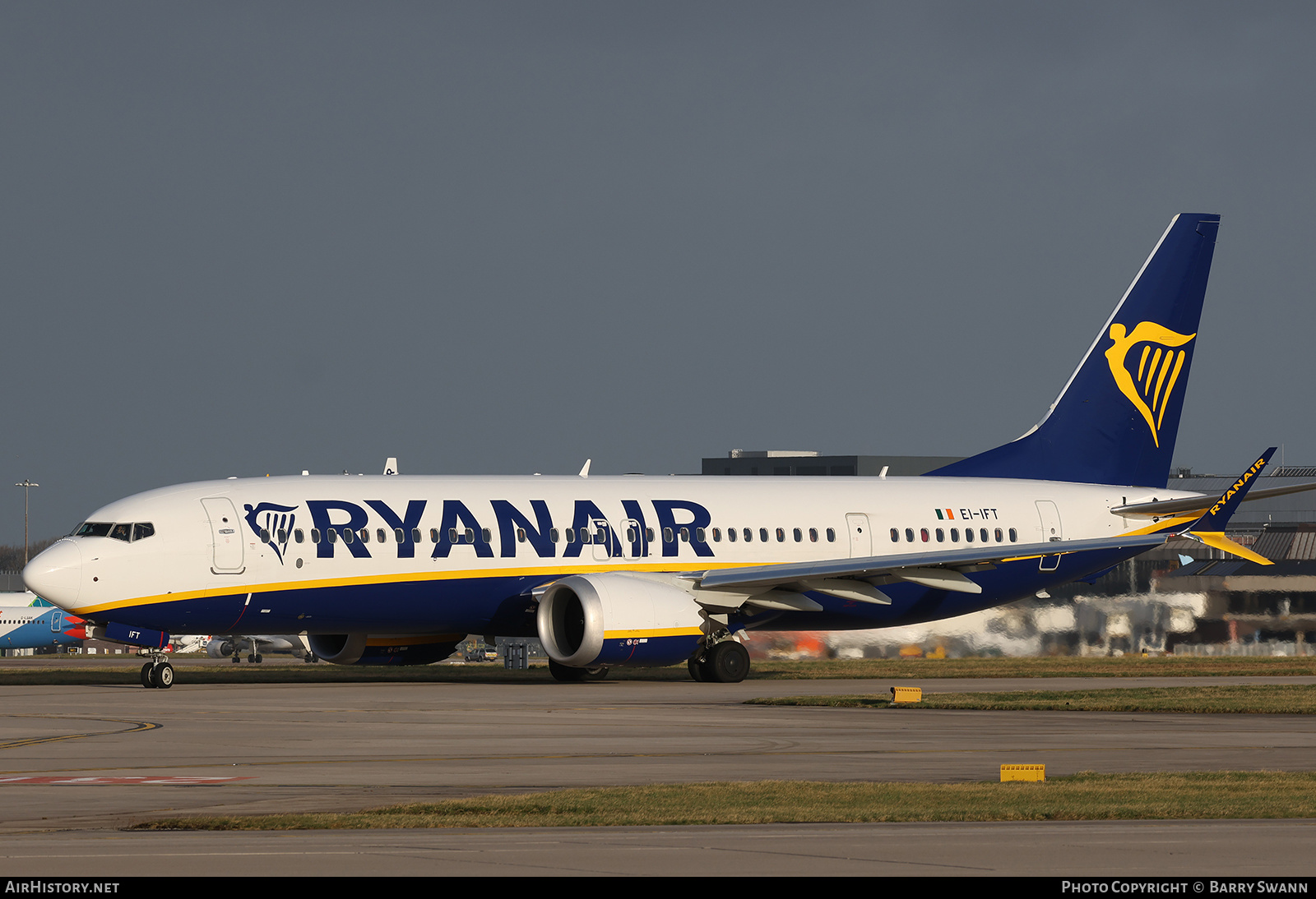 Aircraft Photo of EI-IFT | Boeing 737-8200 Max 200 | Ryanair | AirHistory.net #649614