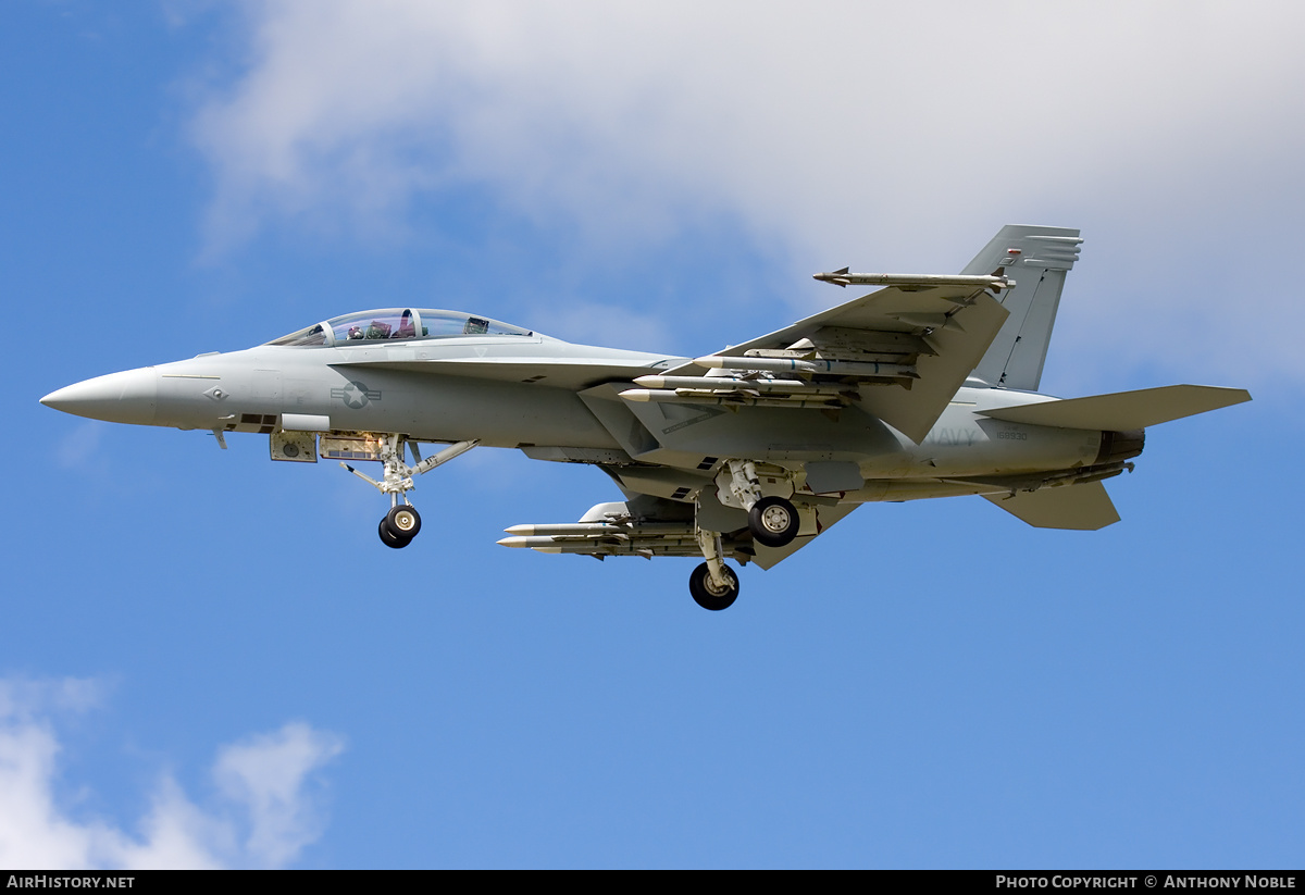 Aircraft Photo of 168930 | Boeing F/A-18F Super Hornet | USA - Navy | AirHistory.net #649624