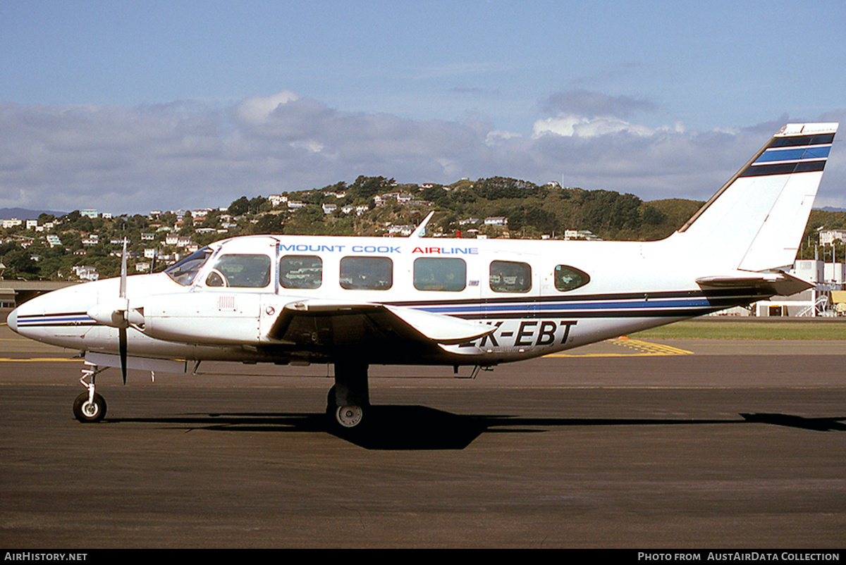 Aircraft Photo of ZK-EBT | Piper PA-31-350 Navajo Chieftain | Mount Cook Airline | AirHistory.net #649632