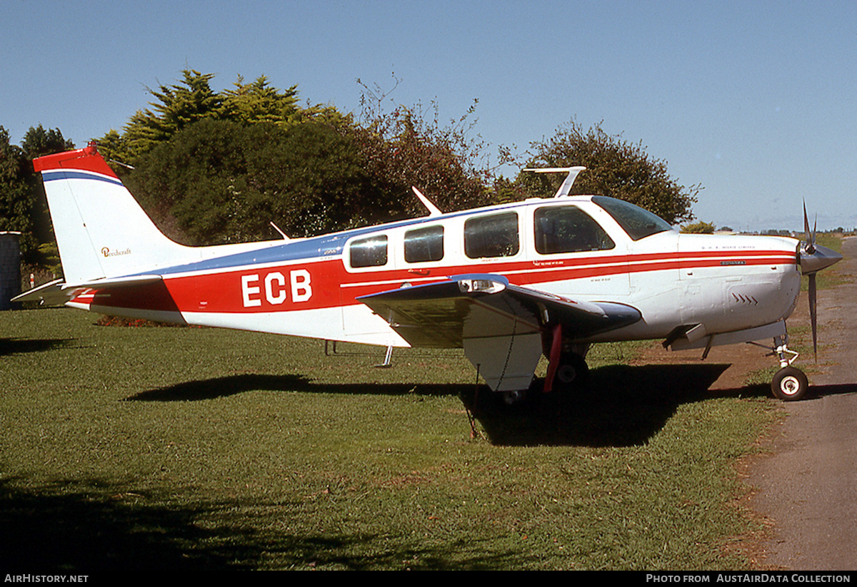 Aircraft Photo of ZK-ECB / ECB | Beech A36 Bonanza | AirHistory.net #649633