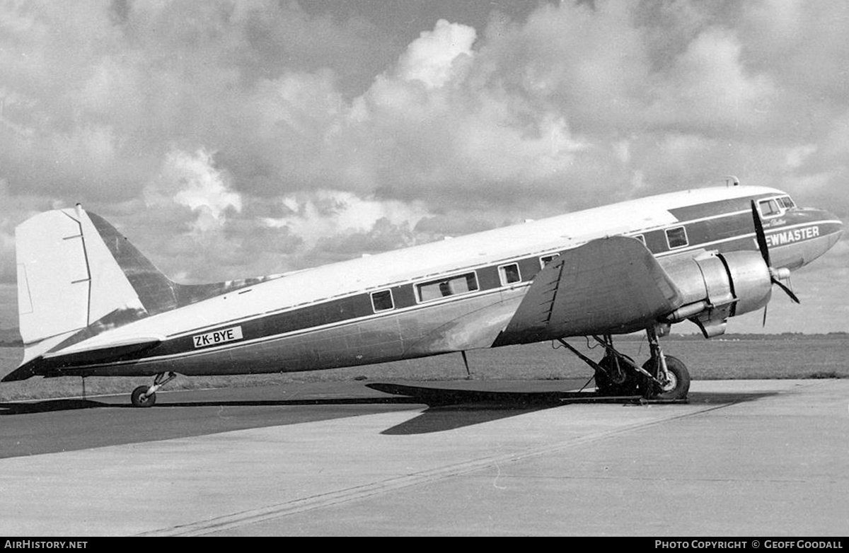 Aircraft Photo of ZK-BYE | Douglas DC-3(C) | AirHistory.net #649655