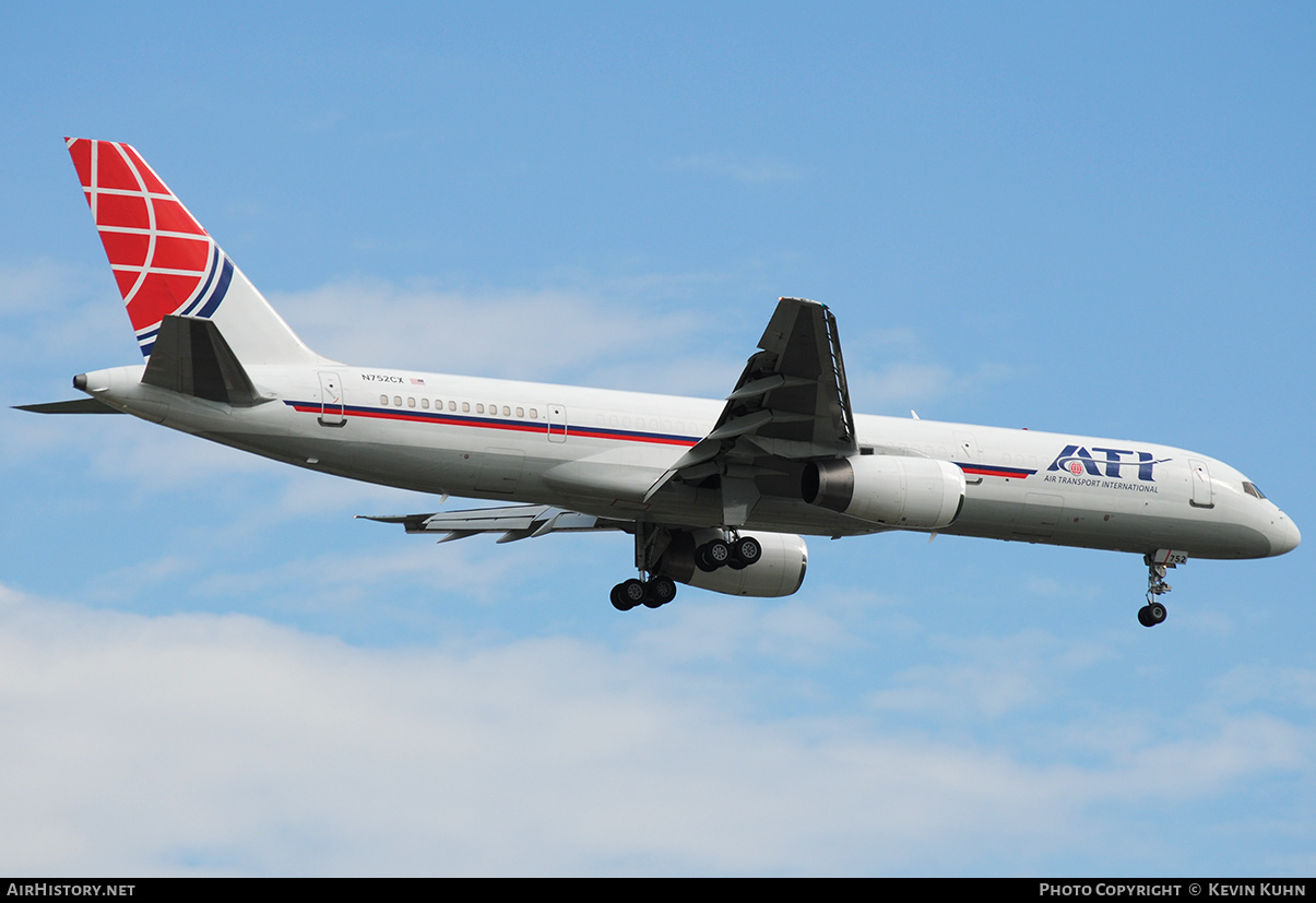 Aircraft Photo of N752CX | Boeing 757-2G5(C) | ATI - Air Transport International | AirHistory.net #649665