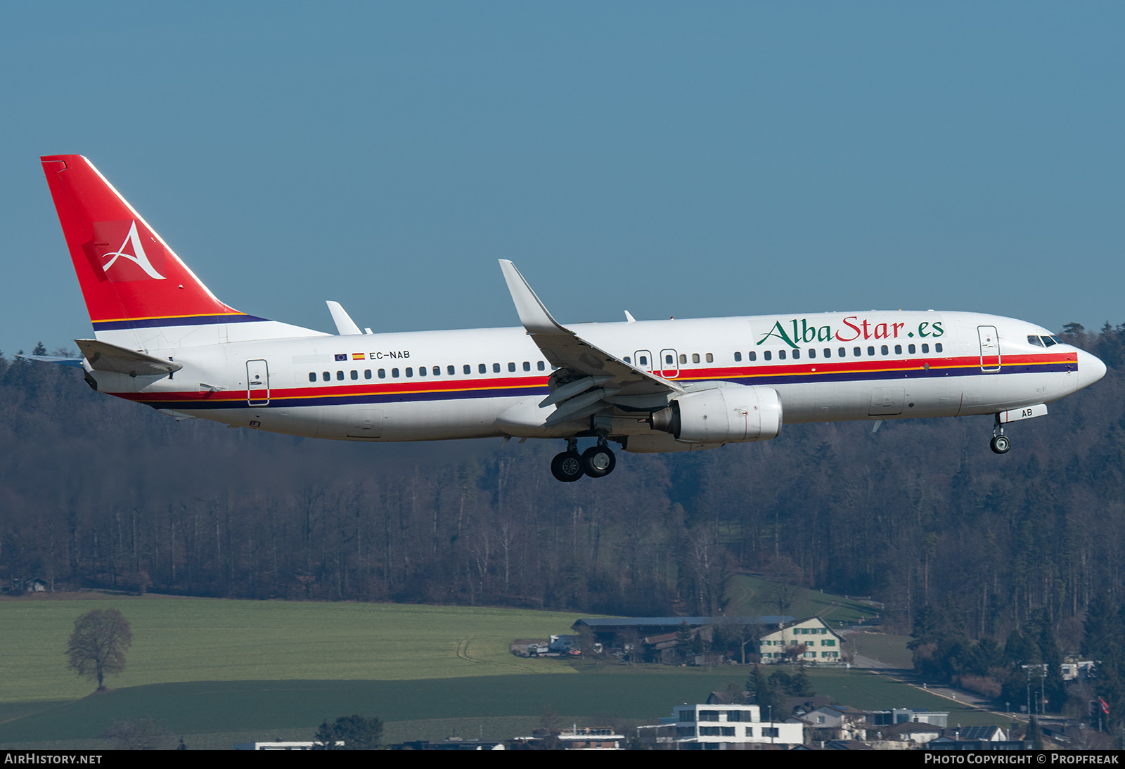 Aircraft Photo of EC-NAB | Boeing 737-81Q | AlbaStar | AirHistory.net #649675