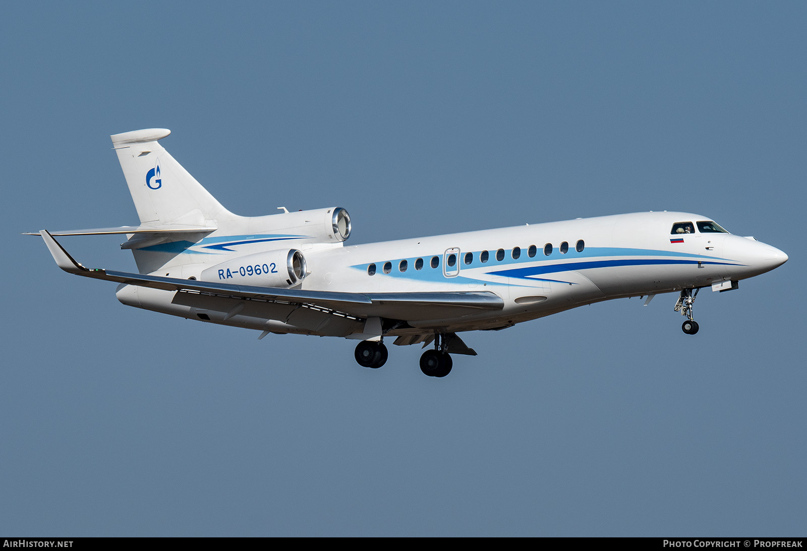 Aircraft Photo of RA-09602 | Dassault Falcon 7X | Gazpromavia | AirHistory.net #649683