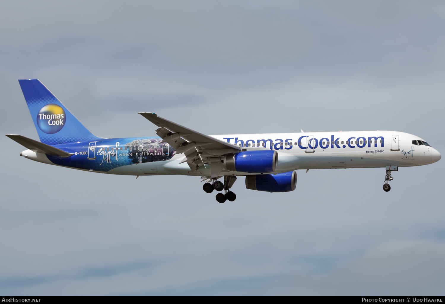 Aircraft Photo of G-TCBC | Boeing 757-236 | Thomas Cook Airlines | AirHistory.net #649703