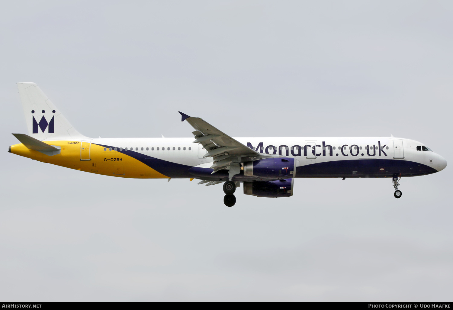 Aircraft Photo of G-OZBH | Airbus A321-231 | Monarch Airlines | AirHistory.net #649708