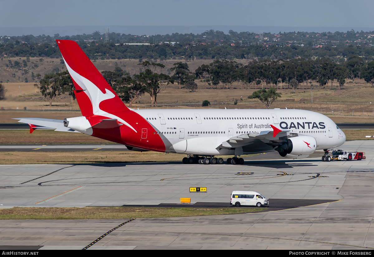 Aircraft Photo of VH-OQL | Airbus A380-842 | Qantas | AirHistory.net #649711