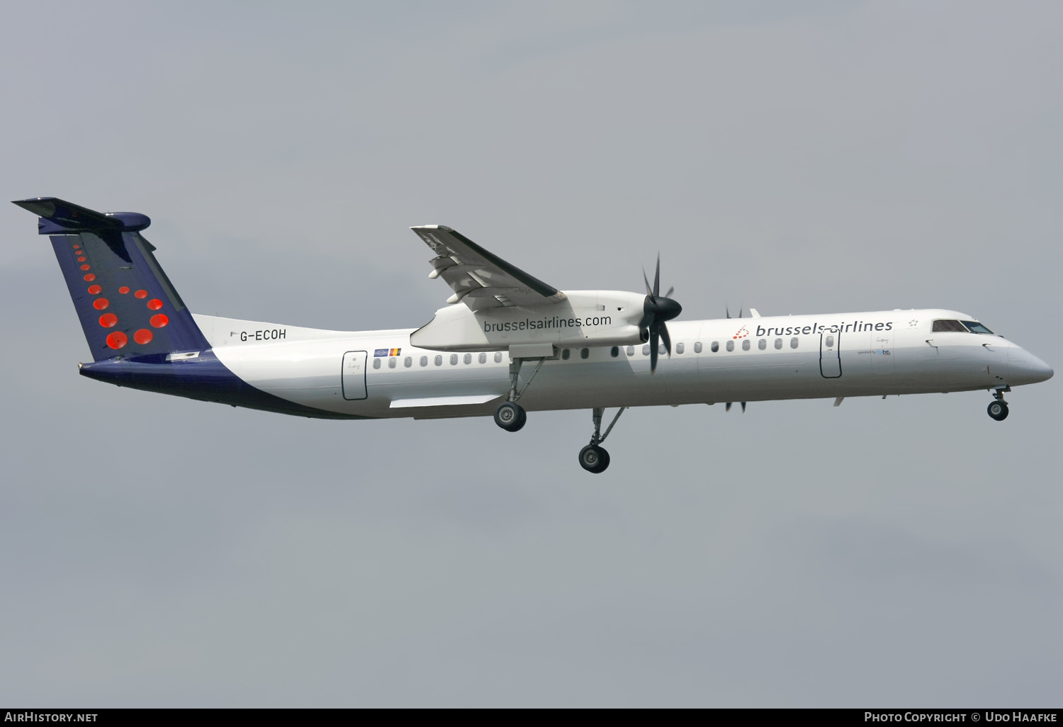 Aircraft Photo of G-ECOH | Bombardier DHC-8-402 Dash 8 | Brussels Airlines | AirHistory.net #649722