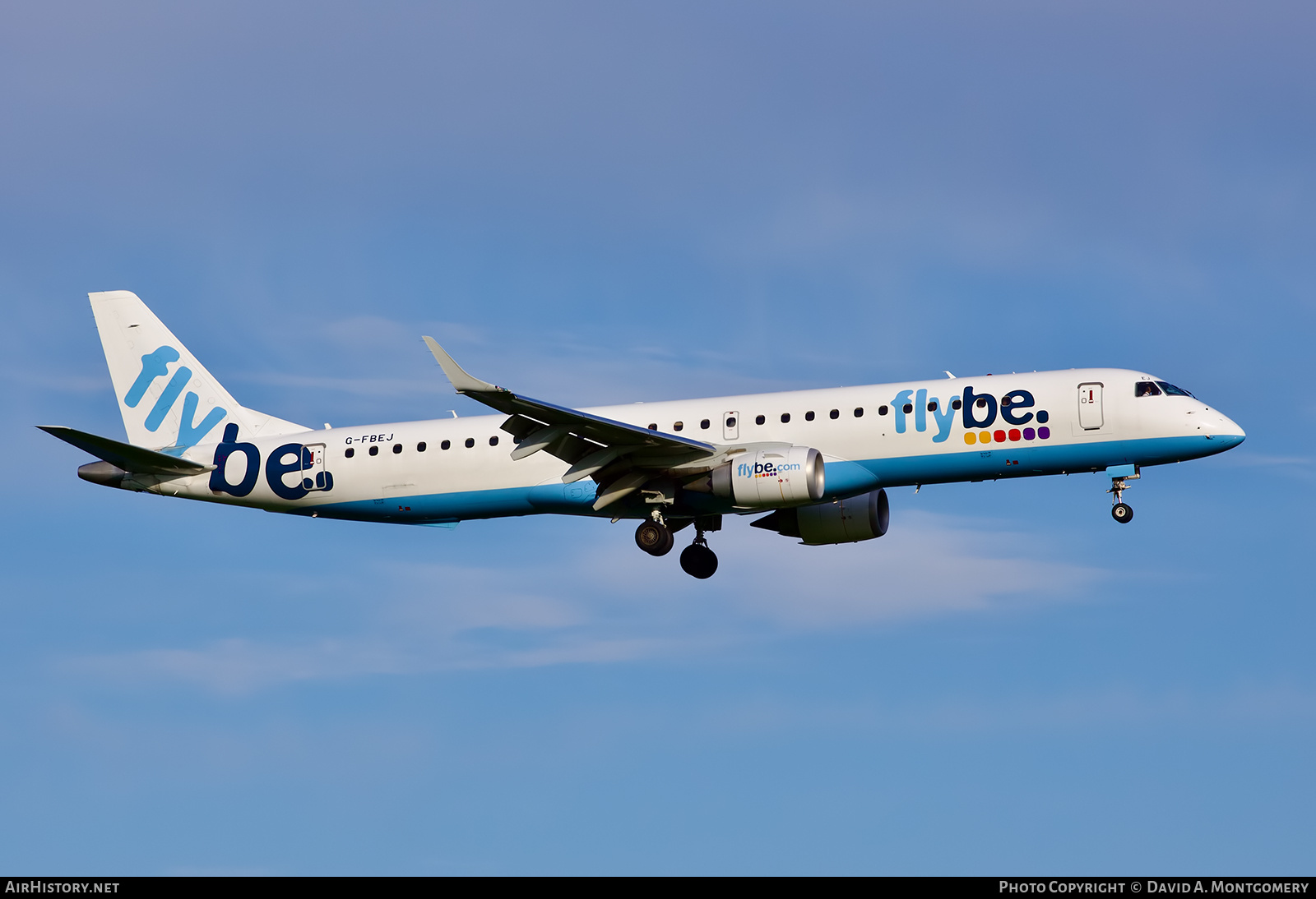 Aircraft Photo of G-FBEJ | Embraer 195LR (ERJ-190-200LR) | Flybe | AirHistory.net #649725