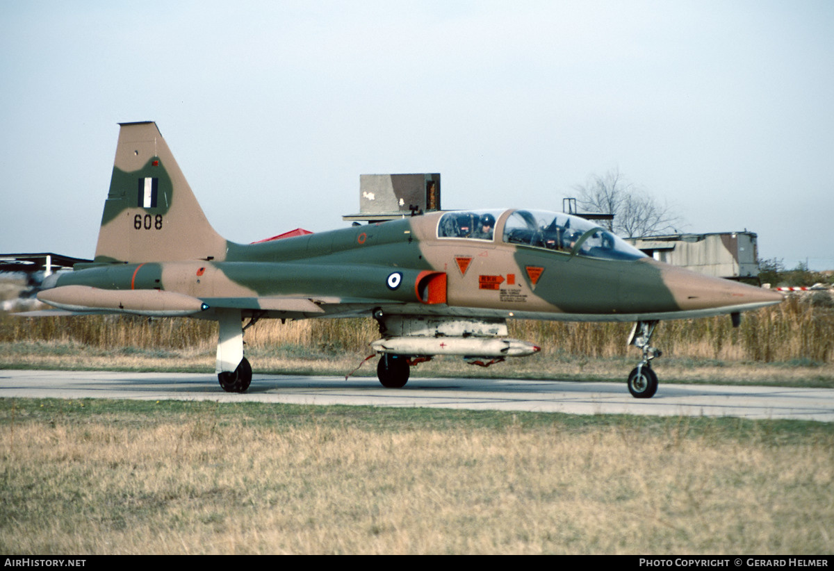 Aircraft Photo of 608 | Northrop F-5B Freedom Fighter | Greece - Air Force | AirHistory.net #649730