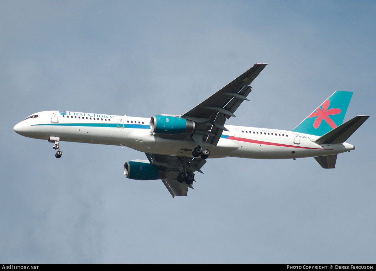 Aircraft Photo of G-OOBA | Boeing 757-28A | First Choice Airways | AirHistory.net #649743