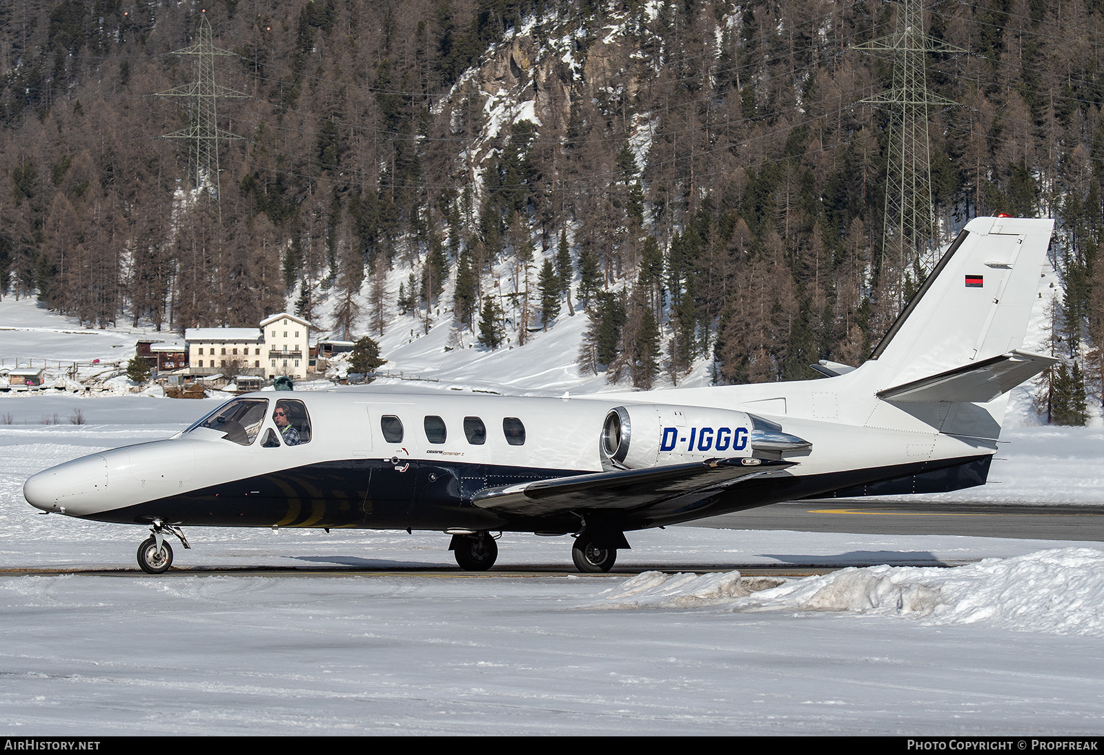 Aircraft Photo of D-IGGG | Cessna 501 Citation I/SP | AirHistory.net #649744