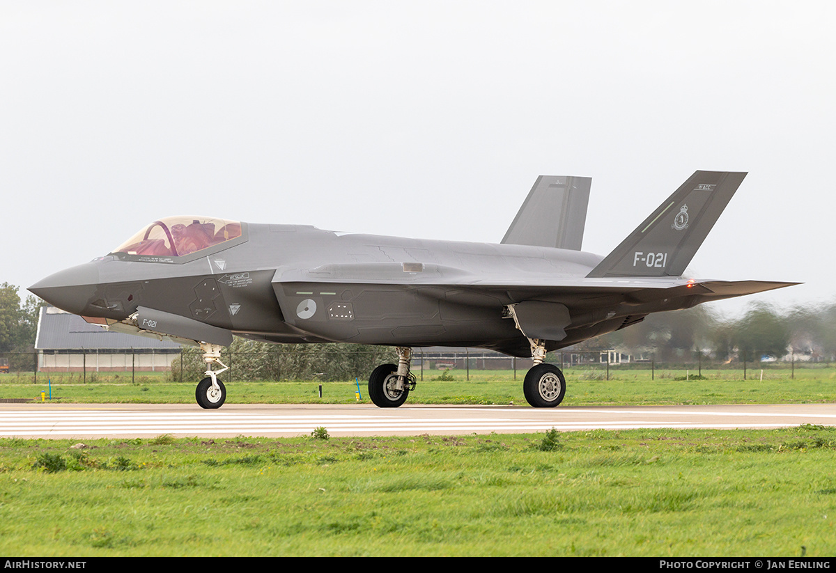 Aircraft Photo of F-021 | Lockheed Martin F-35A Lightning II | Netherlands - Air Force | AirHistory.net #649750