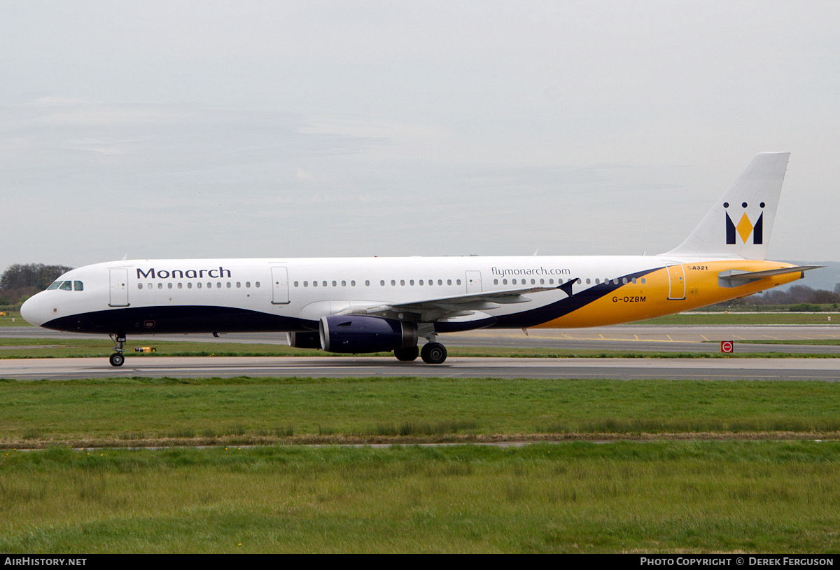 Aircraft Photo of G-OZBM | Airbus A321-231 | Monarch Airlines | AirHistory.net #649753
