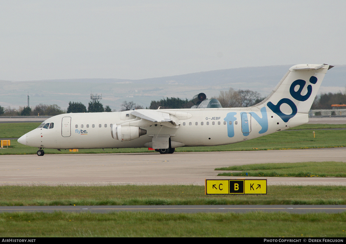 Aircraft Photo of G-JEBF | British Aerospace BAe-146-300 | Flybe - British European | AirHistory.net #649761