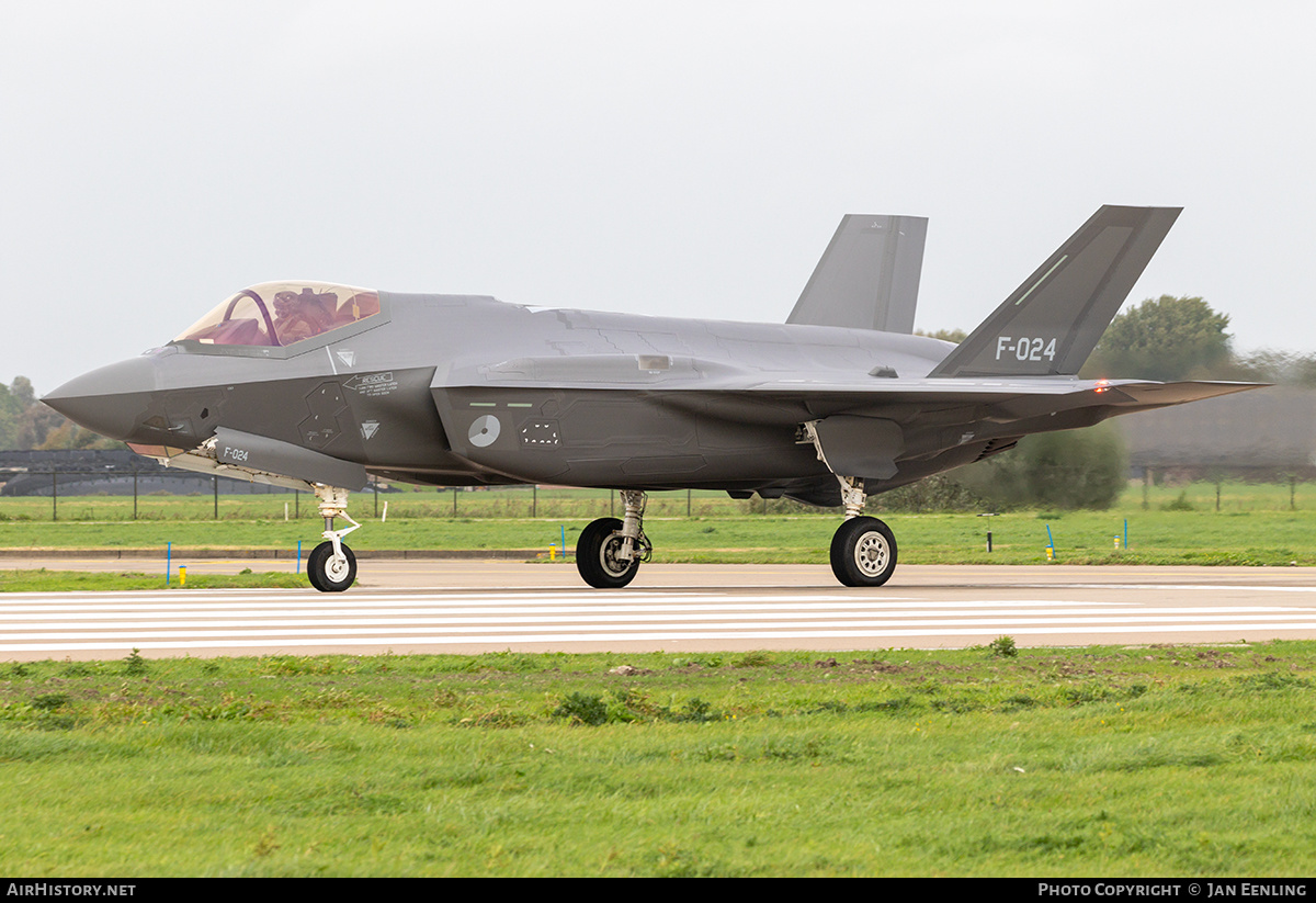 Aircraft Photo of F-024 | Lockheed Martin F-35A Lightning II | Netherlands - Air Force | AirHistory.net #649767