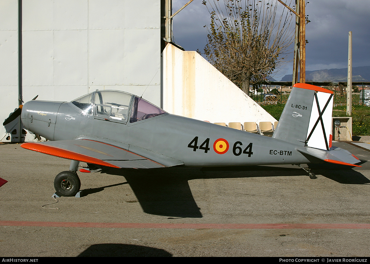 Aircraft Photo of EC-BTM / L-8C-31 | AISA I-11B Peque | Spain - Air Force | AirHistory.net #649771
