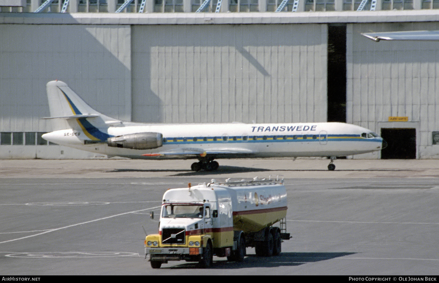 Aircraft Photo of SE-DEB | Sud SE-210 Caravelle 10B1R | Transwede Airways | AirHistory.net #649780